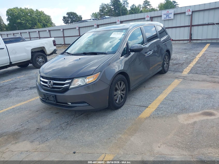 Vin: 5fnrl5h63eb021440, lot: 46636536, honda odyssey ex-l 20142