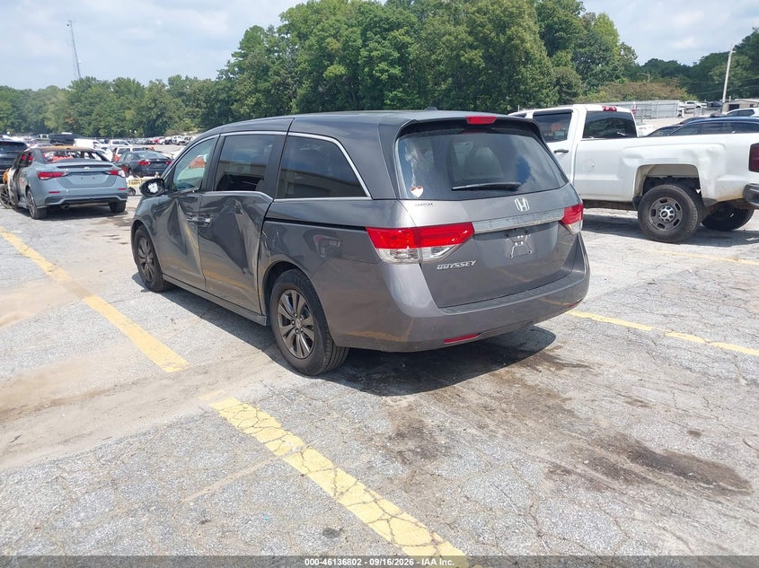 Vin: 5fnrl5h63eb021440, lot: 46636536, honda odyssey ex-l 20143