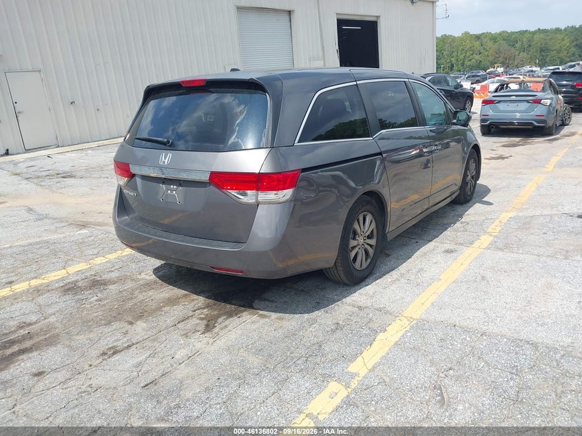 Vin: 5fnrl5h63eb021440, lot: 46636536, honda odyssey ex-l 20144