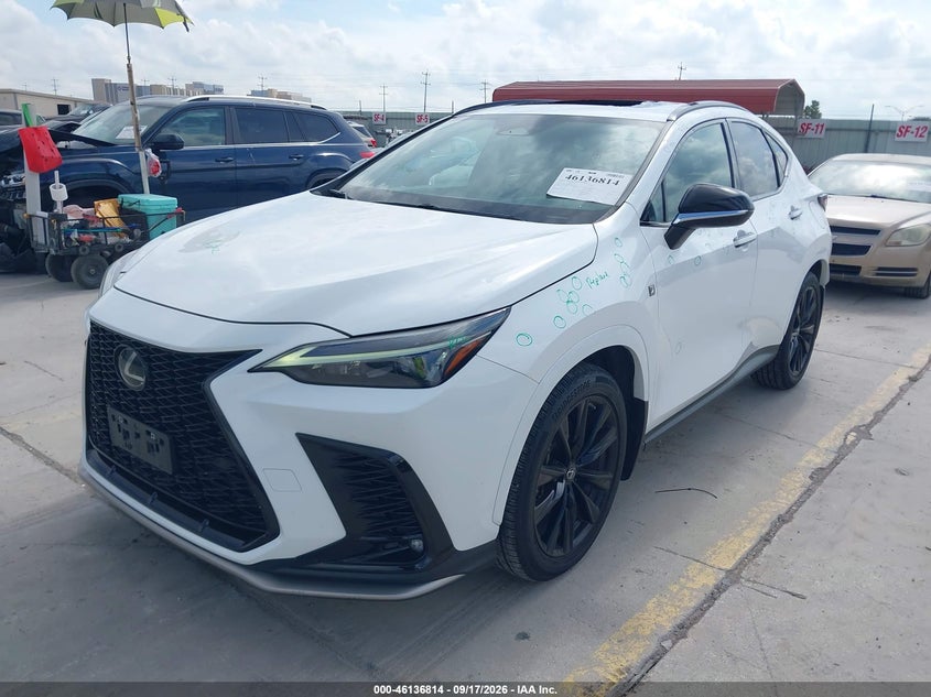 Vin: 2t2kgcez4nc004185, lot: 46636548, lexus nx nx 350 f sport handling 20222