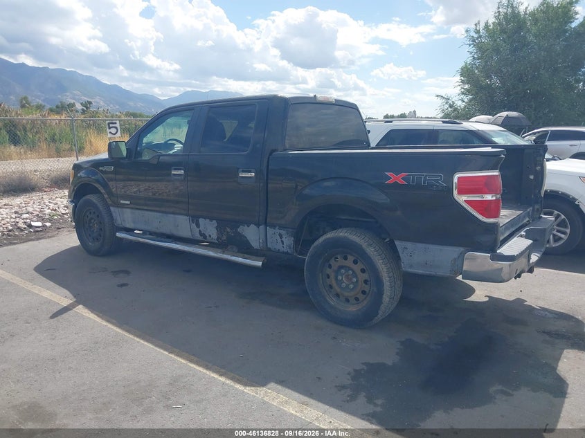 Vin: 1ftfw1et4cfa16267, lot: 46636562, ford f-150 xlt 20123