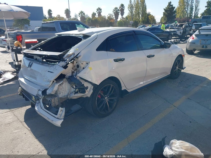 Vin: shhfk7h46mu420386, lot: 46636574, honda civic sport 20214
