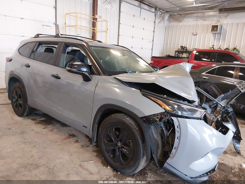 Vin: 5tdkbrch6ss669060, lot: 46636580, toyota highlander hybrid xle nightshade 2025 img_1