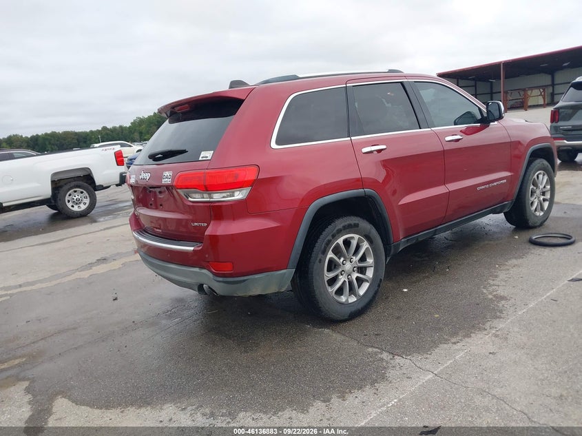 Vin: 1c4rjfbg3fc158521, lot: 46636617, jeep grand cherokee limited 20154