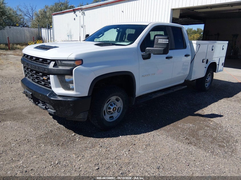Vin: 1gb2yle76lf337593, lot: 46636626, chevrolet silverado 2500hd 4wd  long bed wt 20202