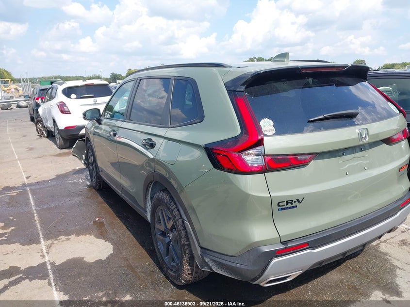 Vin: 7fars6h68te124041, lot: 46636637, honda cr-v hybrid awd trailsport 20263