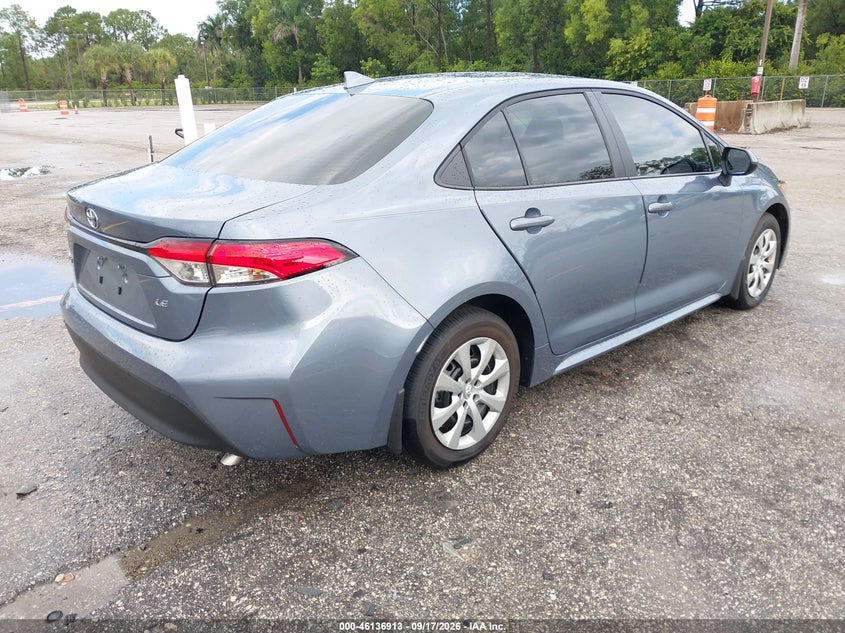 Vin: 5yfb4mde0tp404940, lot: 46636647, toyota corolla le 20264