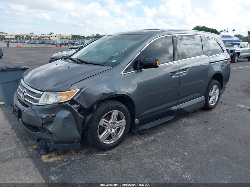 Vin: 5fnrl5h9xcb004612, lot: 46636650, honda odyssey touring/touring elite 20122