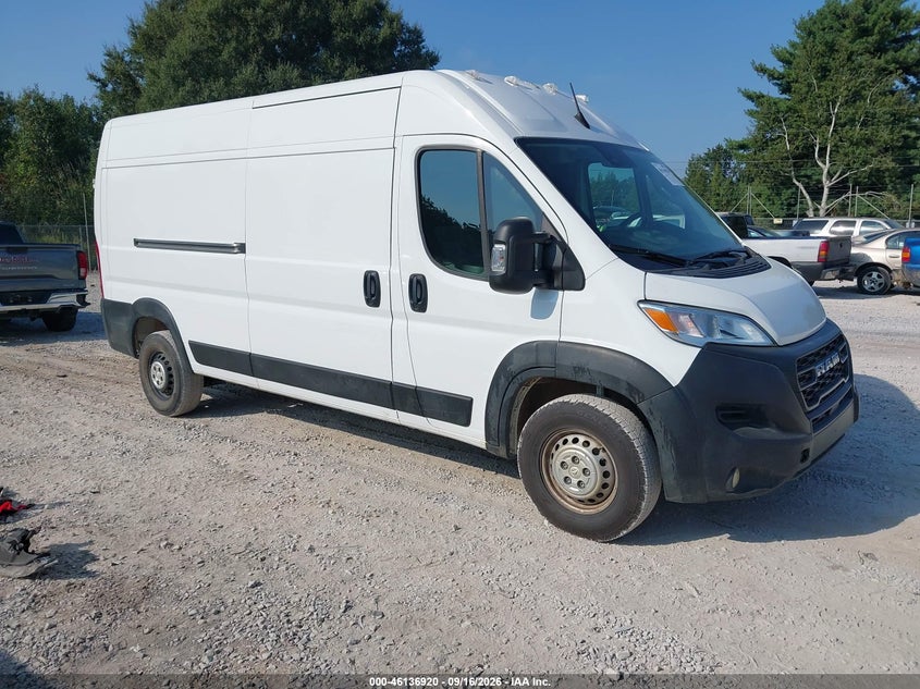 Vin: 3c6mrvhg7se545488, lot: 46636653, ram promaster 3500 tradesman high roof 159 wb w/pass seat 2025 img_1