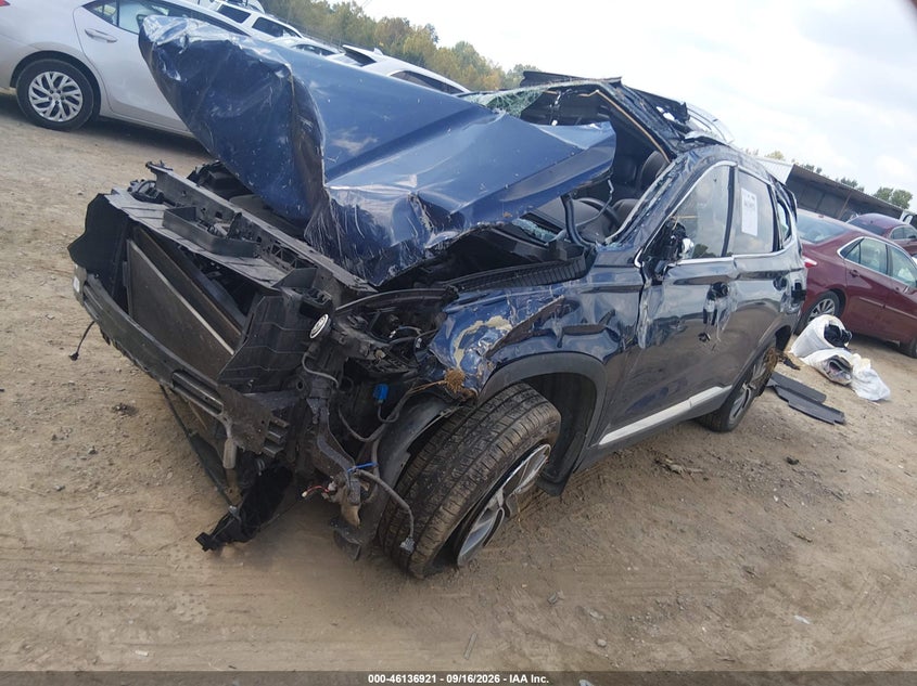 Vin: 5nms33ad8lh303535, lot: 46636655, hyundai santa fe sel 20202