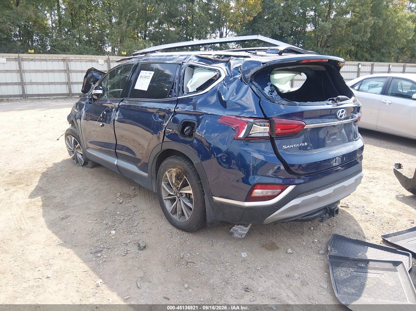 Vin: 5nms33ad8lh303535, lot: 46636655, hyundai santa fe sel 20203