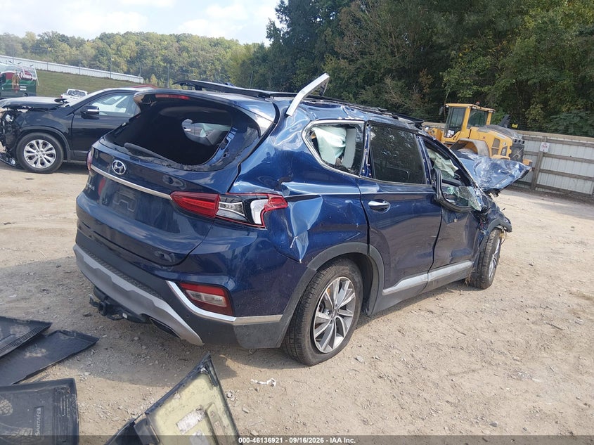 Vin: 5nms33ad8lh303535, lot: 46636655, hyundai santa fe sel 20204