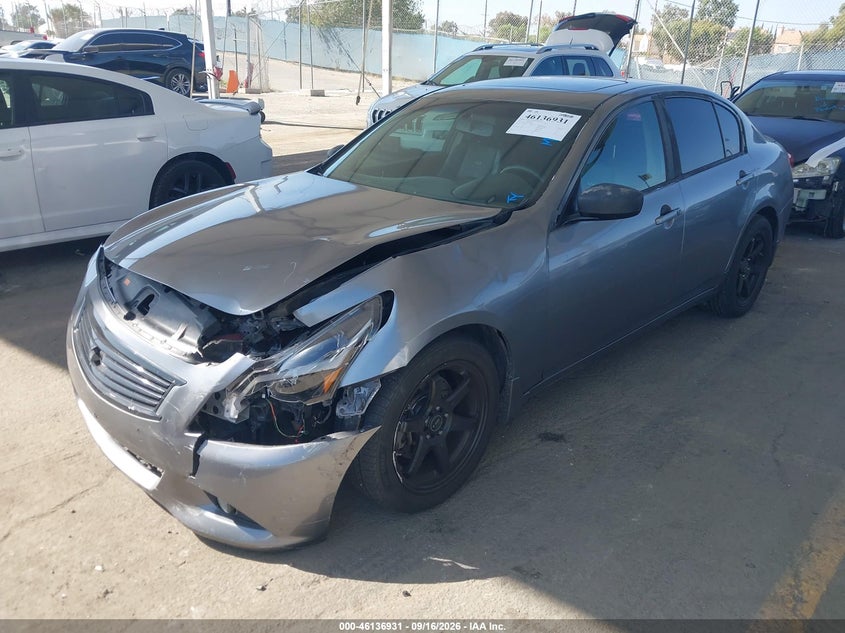 Vin: jn1cv6ap4bm505986, lot: 46636665, infiniti g37 journey 20112