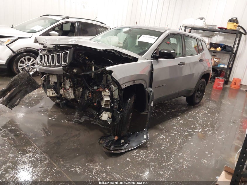 Vin: 3c4njdab7jt192435, lot: 46636704, jeep compass sport 4x4 20182