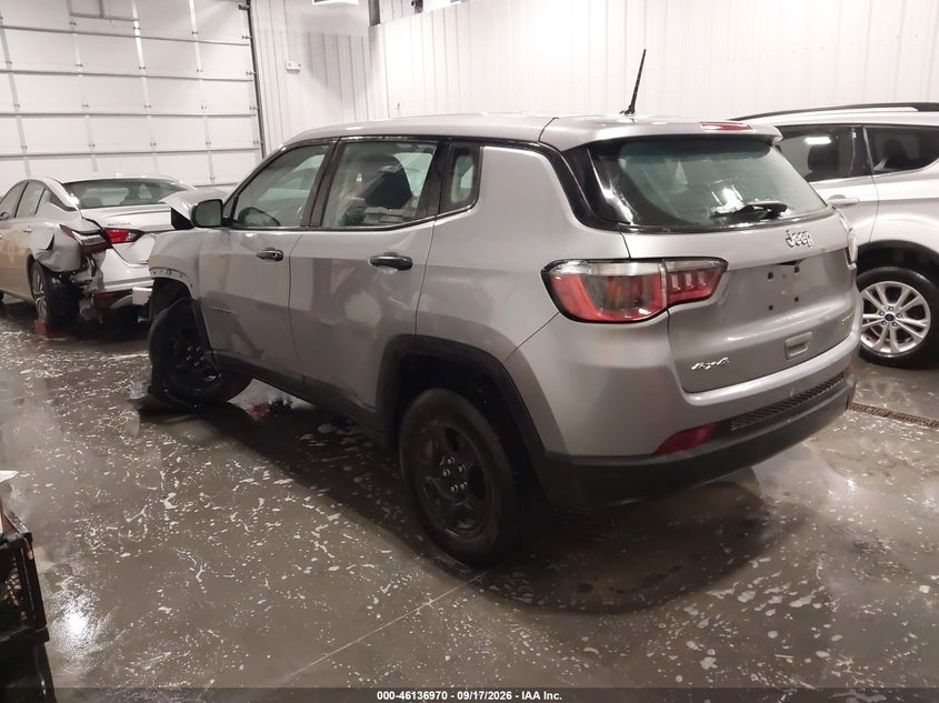 Vin: 3c4njdab7jt192435, lot: 46636704, jeep compass sport 4x4 20183