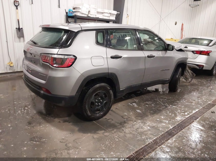 Vin: 3c4njdab7jt192435, lot: 46636704, jeep compass sport 4x4 20184