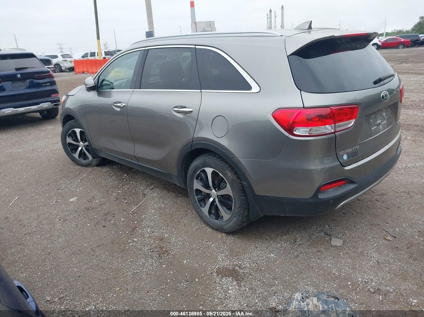 Vin: 5xyph4a50gg154267, lot: 46636719, kia sorento 3.3l ex 20163