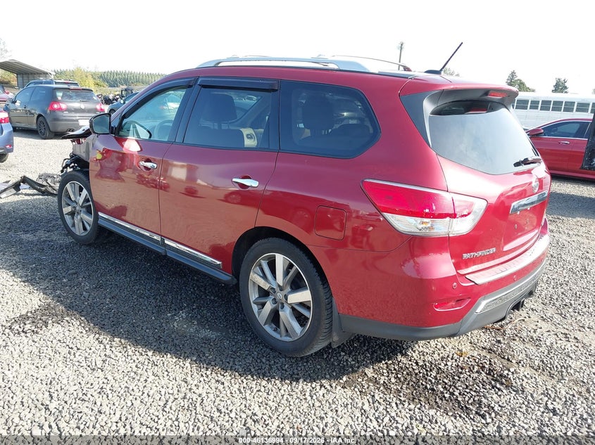 Vin: 5n1ar2mm1fc622516, lot: 46636728, nissan pathfinder platinum 20153