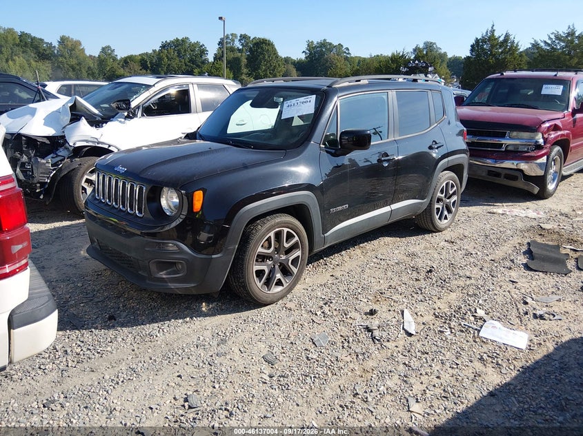 Vin: zaccjabt4gpd62974, lot: 46636738, jeep renegade latitude 20162