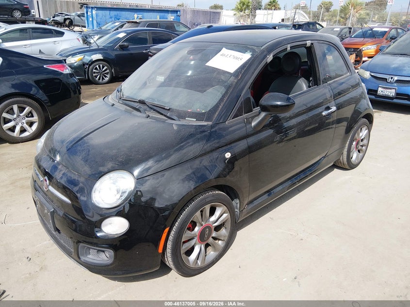 Vin: 3c3cffbr2ft710625, lot: 46636739, fiat 500 sport 20152