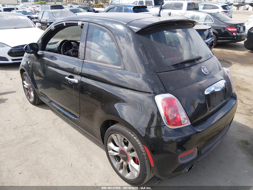 Vin: 3c3cffbr2ft710625, lot: 46636739, fiat 500 sport 20153