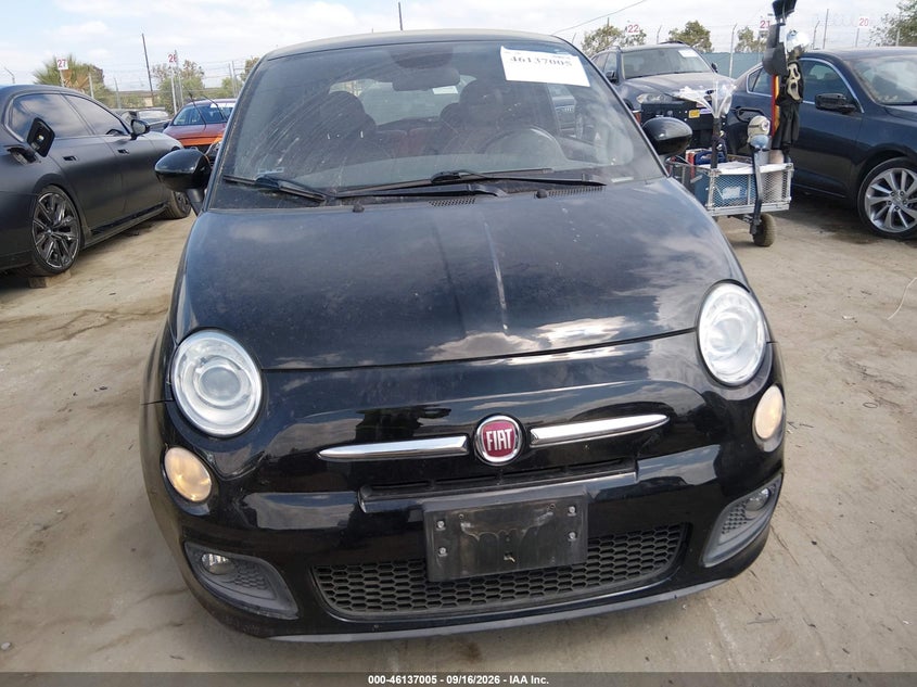 FIAT 500 2015 VIN 3C3CFFBR2FT710625