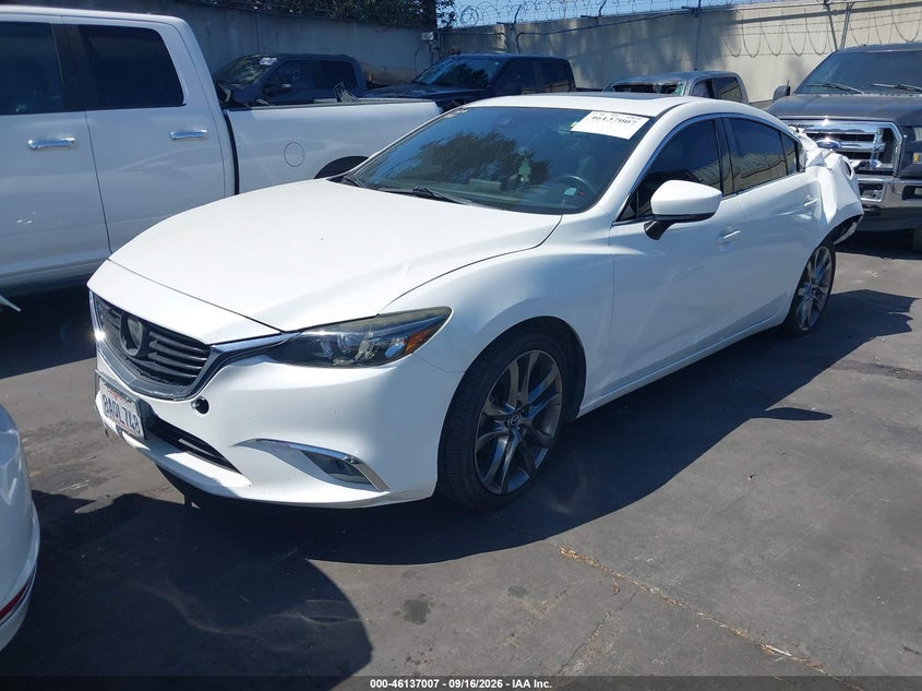 Vin: jm1gl1x50h1124854, lot: 46636741, mazda mazda6 grand touring 20172
