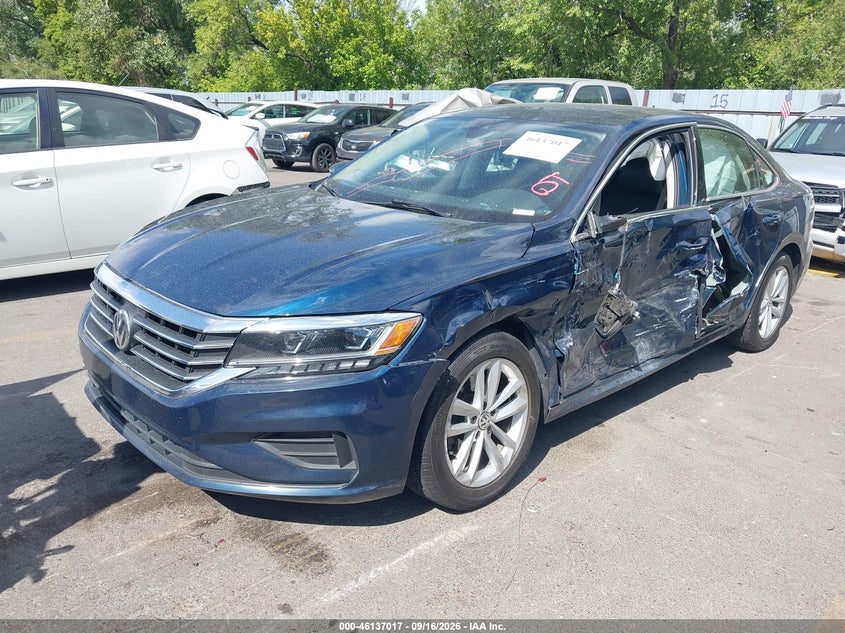 Vin: 1vwsa7a32lc007457, lot: 46636751, volkswagen passat 2.0t se 20202