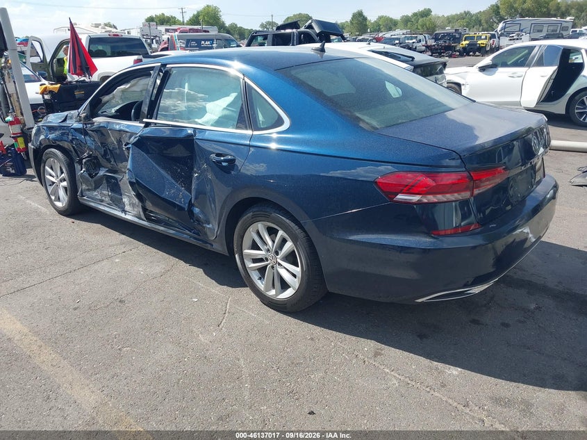 Vin: 1vwsa7a32lc007457, lot: 46636751, volkswagen passat 2.0t se 20203