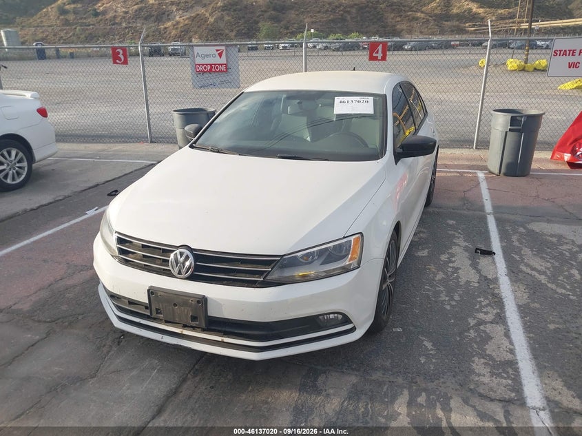 Vin: 3vwd17aj3gm229095, lot: 46636754, volkswagen jetta 1.8t sport 20162