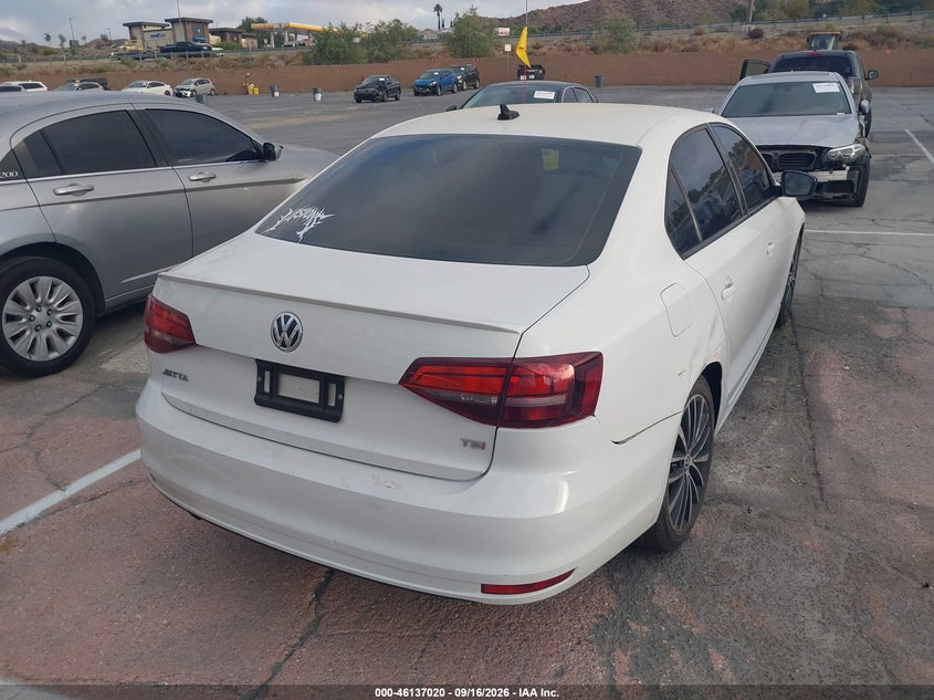 Vin: 3vwd17aj3gm229095, lot: 46636754, volkswagen jetta 1.8t sport 20164