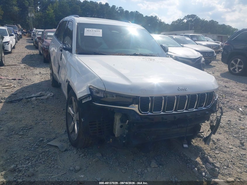 Vin: 1c4rjjbg4m8126308, lot: 46636763, jeep grand cherokee l limited 4x2 2021 img_1