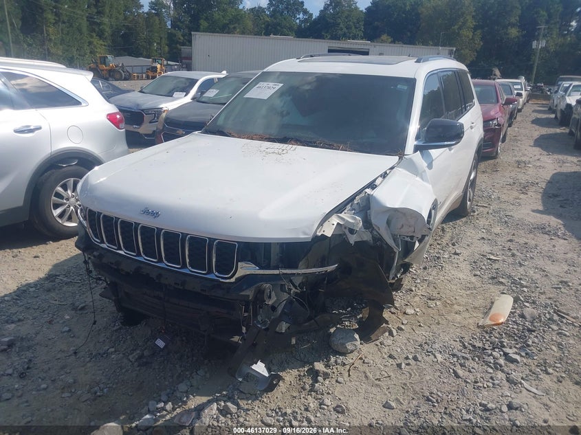 Vin: 1c4rjjbg4m8126308, lot: 46636763, jeep grand cherokee l limited 4x2 20212