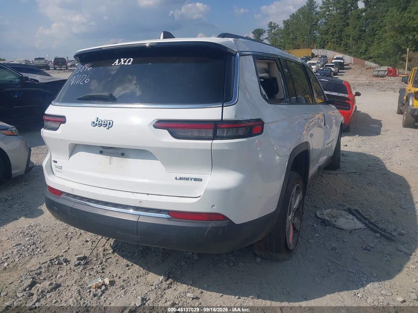 Vin: 1c4rjjbg4m8126308, lot: 46636763, jeep grand cherokee l limited 4x2 20214