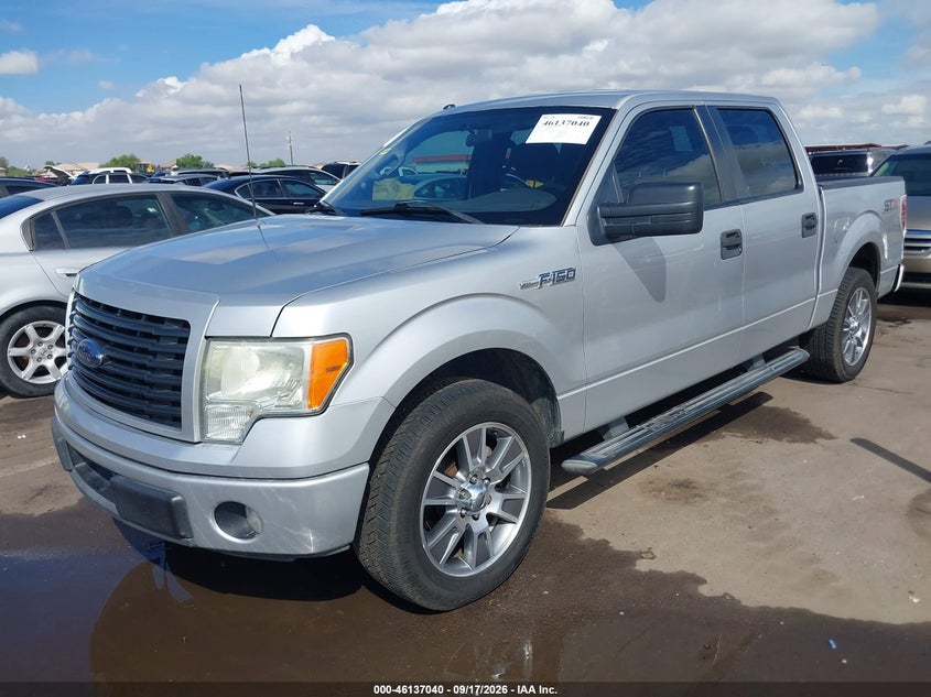 Vin: 1ftew1cm3efa70430, lot: 46636774, ford f-150 stx 20142