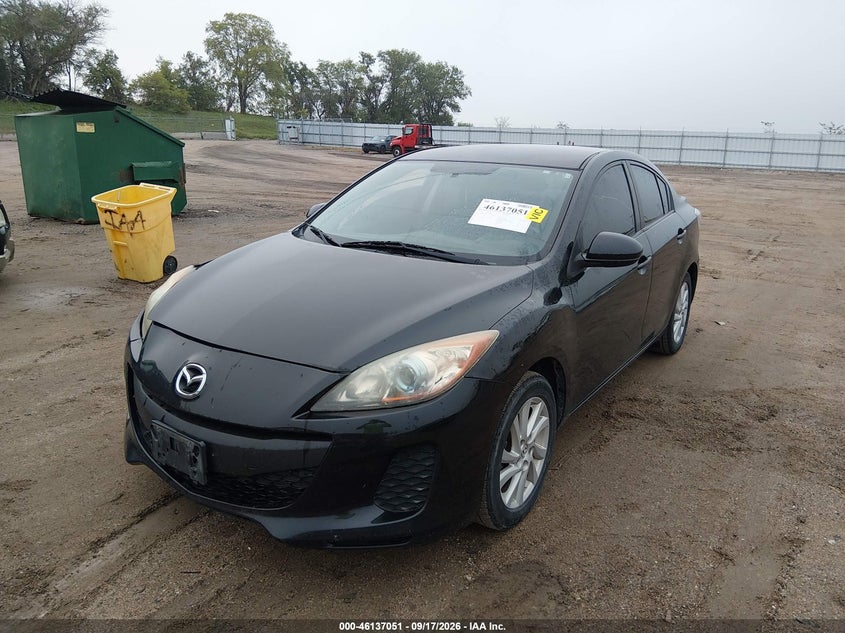 Vin: jm1bl1v76c1572989, lot: 46636785, mazda mazda3 i touring 20122