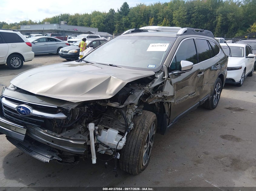 Vin: 4s4btgpd1n3126760, lot: 46636788, subaru outback touring xt 20222