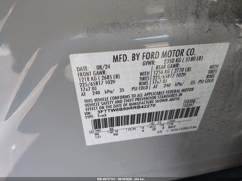 2024 FORD MAVERICK XL · Photo 9