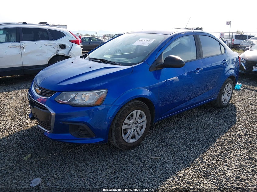 Vin: 1g1jb5sh8h4137800, lot: 46636843, chevrolet sonic ls auto 20172