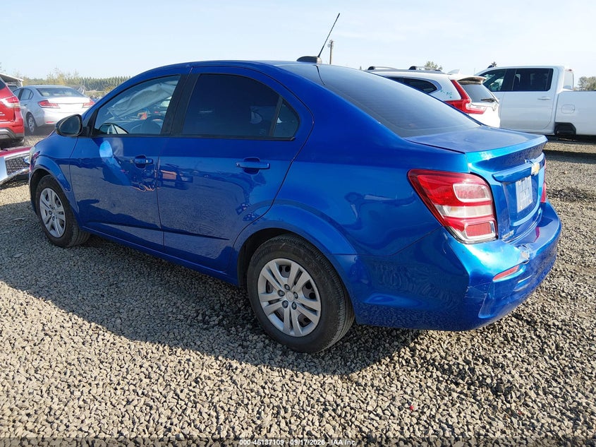 Vin: 1g1jb5sh8h4137800, lot: 46636843, chevrolet sonic ls auto 20173