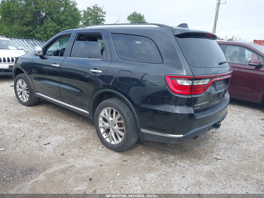 Vin: 1c4sdjet3fc874128, lot: 46636862, dodge durango citadel 20153