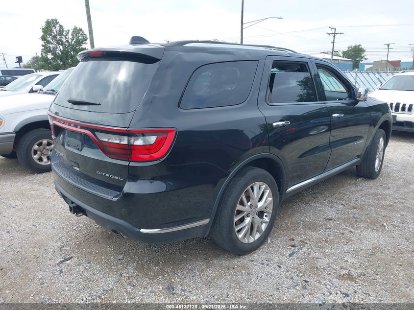 Vin: 1c4sdjet3fc874128, lot: 46636862, dodge durango citadel 20154