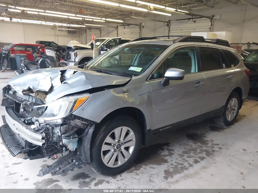 Vin: 4s4bsaec2f3288523, lot: 46636875, subaru outback 2.5i premium 20152