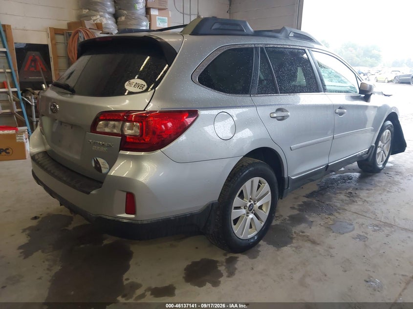 Vin: 4s4bsaec2f3288523, lot: 46636875, subaru outback 2.5i premium 20154