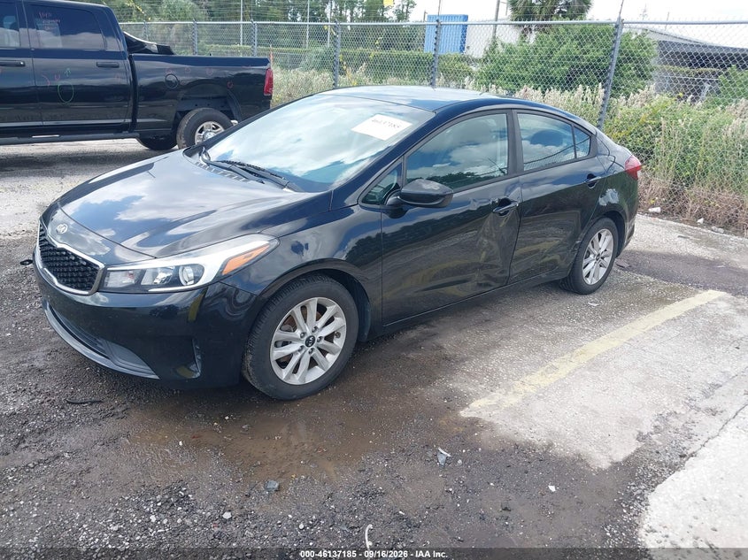 Vin: 3kpfl4a74he020033, lot: 46636919, kia forte lx 20172