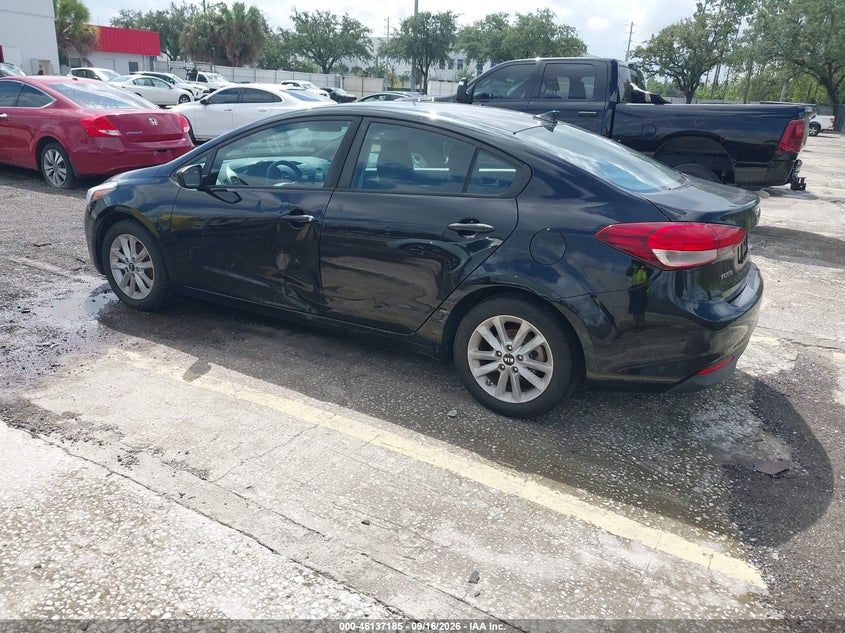 Vin: 3kpfl4a74he020033, lot: 46636919, kia forte lx 20173
