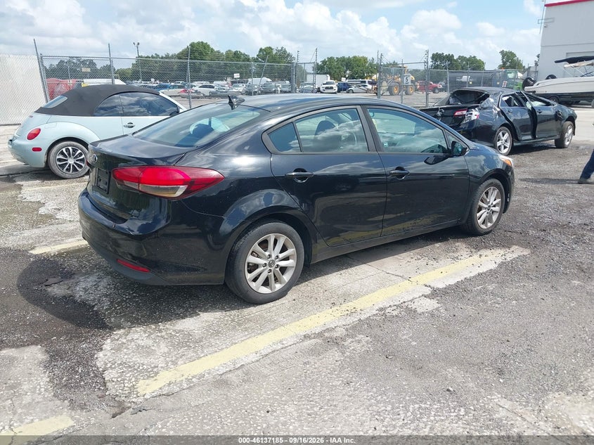 Vin: 3kpfl4a74he020033, lot: 46636919, kia forte lx 20174