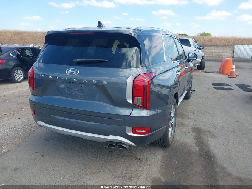 Vin: km8r54he2mu203109, lot: 46636934, hyundai palisade limited 20214
