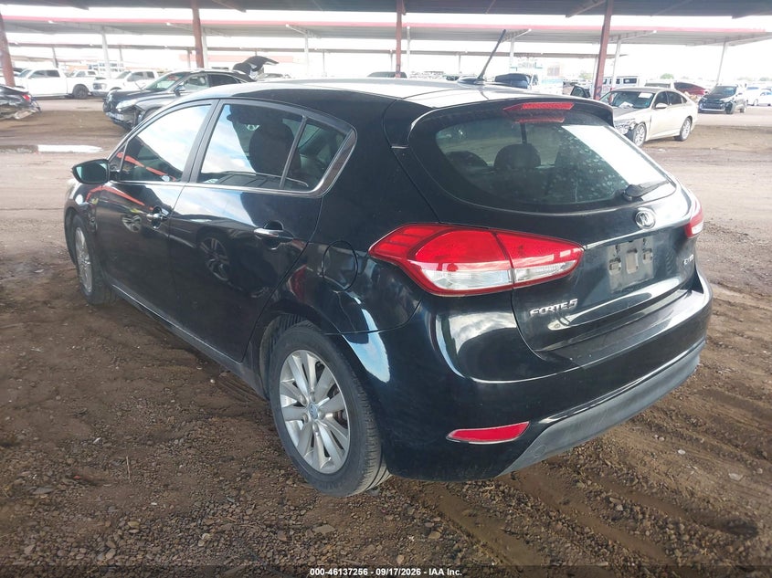 Vin: knafx5a86f5383488, lot: 46636990, kia forte ex 20153