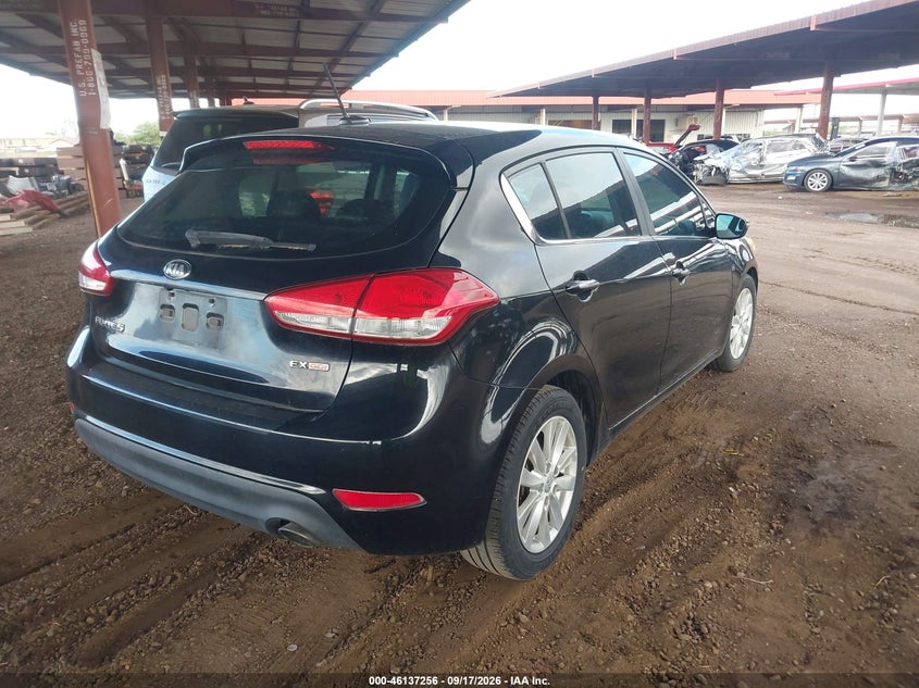 Vin: knafx5a86f5383488, lot: 46636990, kia forte ex 20154